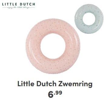 Promotions Little dutch zwemring - Little Dutch - Valide de 06/04/2024 à 20/04/2024 chez Baby & Tiener Megastore