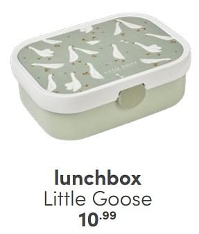 Promotions Lunchbox little goose - Produit Maison - Baby & Tiener Megastore - Valide de 06/04/2024 à 20/04/2024 chez Baby & Tiener Megastore
