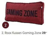 Roox kussen gaming zone-Huismerk - Baby & Tiener Megastore