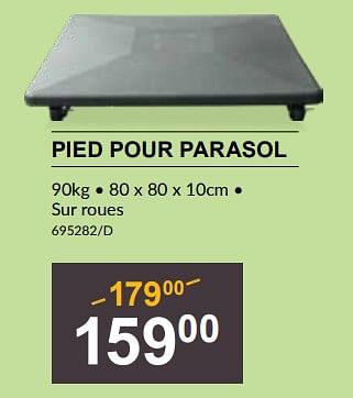 Promoties Pied pour parasol - Huismerk - HandyHome - Geldig van 28/03/2024 tot 14/04/2024 bij HandyHome