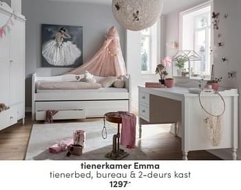 Promoties Tienerkamer emma - Huismerk - Baby & Tiener Megastore - Geldig van 06/04/2024 tot 20/04/2024 bij Baby & Tiener Megastore