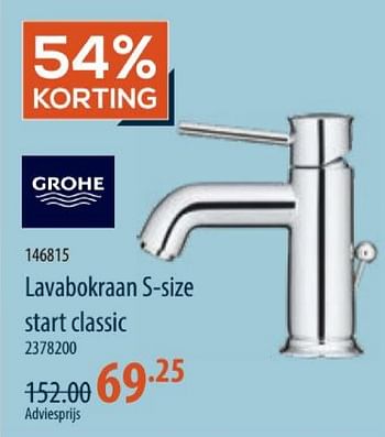 Promotions Lavabokraan s-size start classic - Grohe - Valide de 28/03/2024 à 24/04/2024 chez Cevo Market