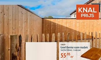 Promoties Gevel thermo vuren musbek - Huismerk - Cevo - Geldig van 28/03/2024 tot 24/04/2024 bij Cevo Market