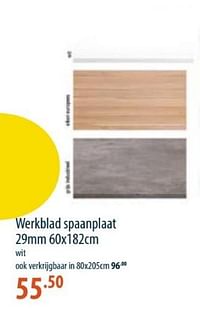 Werkblad spaanplaat-Huismerk - Cevo
