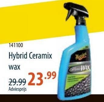 Promotions Hybrid ceramix wax - meguiar's - Valide de 28/03/2024 à 24/04/2024 chez Cevo Market