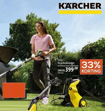 Promoties Kärcher hogedrukreiniger k5 premium smart control home - Kärcher - Geldig van 28/03/2024 tot 24/04/2024 bij Cevo Market