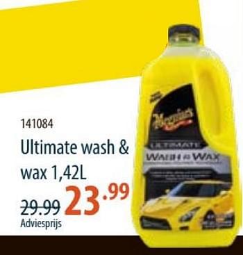 Promotions Ultimate wash + wax - meguiar's - Valide de 28/03/2024 à 24/04/2024 chez Cevo Market