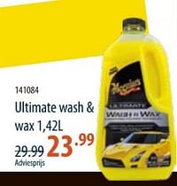 Ultimate wash + wax-meguiar