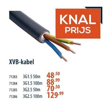 Promoties Xvb-kabel - Huismerk - Cevo - Geldig van 28/03/2024 tot 24/04/2024 bij Cevo Market