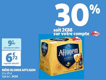Promoties Bière blonde affligem - Affligem - Geldig van 09/04/2024 tot 15/04/2024 bij Auchan