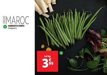 Promoties Haricots verts - Huismerk - Auchan - Geldig van 09/04/2024 tot 14/04/2024 bij Auchan