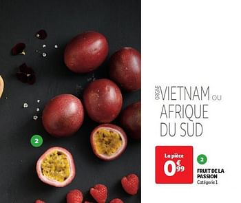 Promoties Fruit de la passion - Huismerk - Auchan - Geldig van 09/04/2024 tot 14/04/2024 bij Auchan