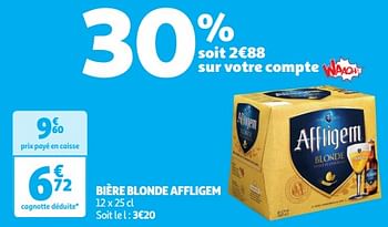 Promoties Bière blonde affligem - Affligem - Geldig van 09/04/2024 tot 14/04/2024 bij Auchan