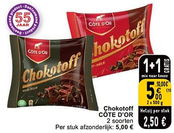 Promoties Chokotoff côte d’or - Cote D'Or - Geldig van 09/04/2024 tot 15/04/2024 bij Cora