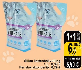 Promoties Silica kattenbakvulling - Huismerk - Cora - Geldig van 09/04/2024 tot 15/04/2024 bij Cora