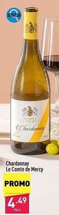 Chardonnay le comte de mercy-Witte wijnen