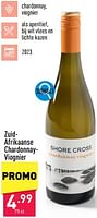 Promoties Zuid- afrikaanse chardonnay- viognier - Witte wijnen - Geldig van 17/04/2024 tot 21/04/2024 bij Aldi
