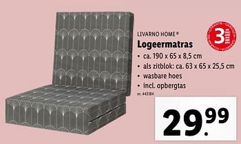 Promotions Logeermatras - Livarno - Valide de 10/04/2024 à 16/04/2024 chez Lidl