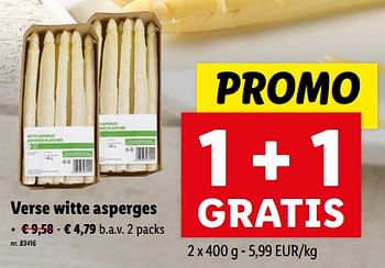 Promotions Verse witte asperges - Produit maison - Lidl - Valide de 10/04/2024 à 16/04/2024 chez Lidl