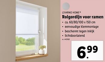 Promotions Rolgordijn voor ramen - Livarno - Valide de 10/04/2024 à 16/04/2024 chez Lidl