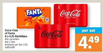 Promoties Coca cola of fanta - Huismerk - Albert Heijn - Geldig van 08/04/2024 tot 14/04/2024 bij Albert Heijn