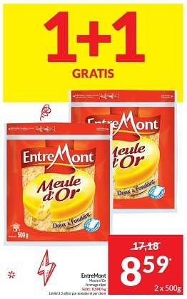 Promotions Entremont meule d’or fromage rapé - Entre Mont - Valide de 09/04/2024 à 14/04/2024 chez Intermarche