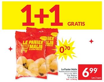 Promotions Le panier malin pommes de terre standard - Le Panier Malin - Valide de 09/04/2024 à 14/04/2024 chez Intermarche