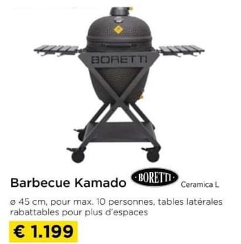 Promotions Barbecue kamado boretti ceramica l - Boretti - Valide de 01/04/2024 à 30/04/2024 chez Molecule