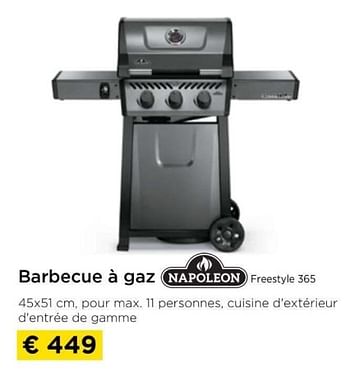 Promoties Barbecuea gaz napoleon freestyle 365 - Napoleon - Geldig van 01/04/2024 tot 30/04/2024 bij Molecule