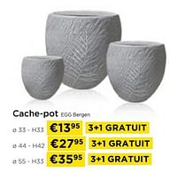 Promotions Cache-pot egg bergen - Produit maison - Molecule - Valide de 01/04/2024 à 30/04/2024 chez Molecule