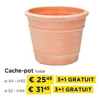 Promotions Cache-pot turbat - Produit maison - Molecule - Valide de 01/04/2024 à 30/04/2024 chez Molecule