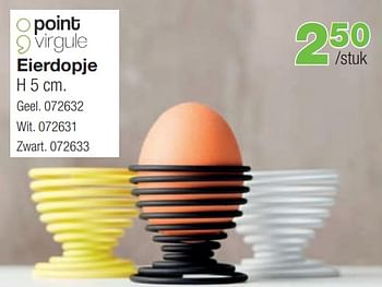 Promoties Eierdopje - Point-Virgule - Geldig van 04/03/2024 tot 21/04/2024 bij Home & Co