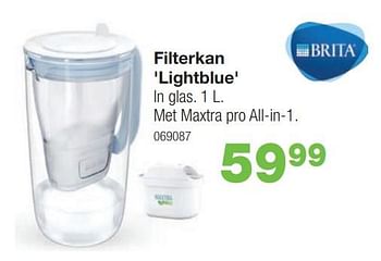 Promoties Filterkan lightblue - Brita - Geldig van 04/03/2024 tot 21/04/2024 bij Home & Co