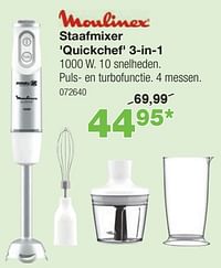 Moulinex staafmixer quickchef 3-in-1-Moulinex