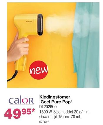 Promotions Calor kledingstomer geel pure pop dt2026c0 - Calor - Valide de 04/03/2024 à 21/04/2024 chez Home & Co