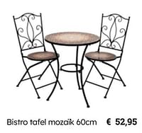 Bistro tafel mozaïk-Huismerk - Europoint