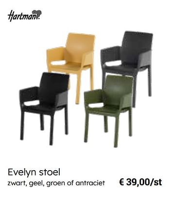 Promoties Evelyn stoel - Hartman - Geldig van 25/03/2024 tot 12/05/2024 bij Europoint