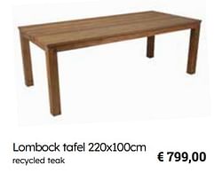 Lombock tafel