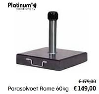 Parasolvoet rome-Platinum Casual Living