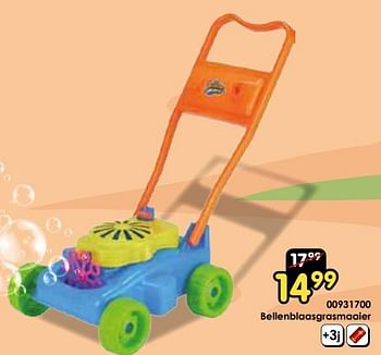 Promoties Bellenblaasgrasmaaier - Huismerk - Toychamp - Geldig van 30/03/2024 tot 28/04/2024 bij ToyChamp