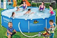 Promoties Bestway steel frame pool zwembad - BestWay - Geldig van 30/03/2024 tot 28/05/2024 bij ToyChamp