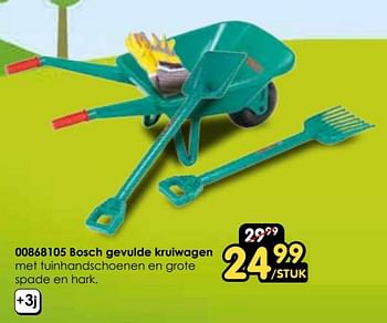Promoties Bosch gevulde kruiwagen - Theo Klein - Geldig van 30/03/2024 tot 28/04/2024 bij ToyChamp