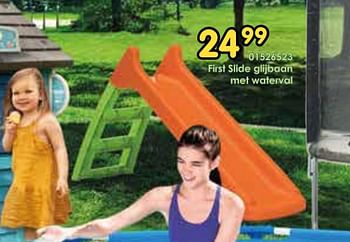 Promoties First slide glijbaan met waterval - Paradiso Toys - Geldig van 30/03/2024 tot 28/05/2024 bij ToyChamp