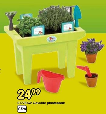 Promoties Gevulde plantenbak - Ecoiffier - Geldig van 30/03/2024 tot 28/04/2024 bij ToyChamp