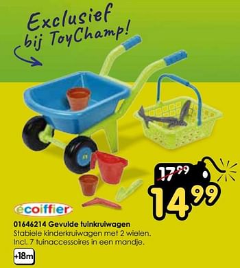 Promoties Gevulde tuinkruiwagen - Ecoiffier - Geldig van 30/03/2024 tot 28/04/2024 bij ToyChamp
