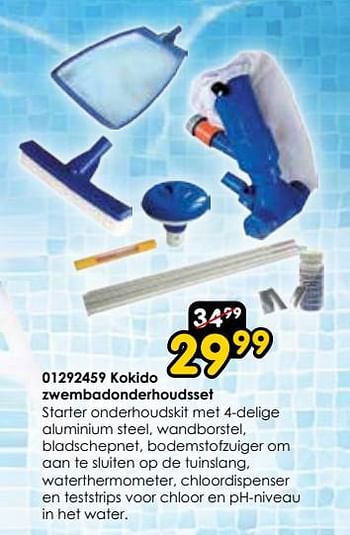 Promoties Kokido zwembadonderhoudsset - Kokido - Geldig van 30/03/2024 tot 28/04/2024 bij ToyChamp