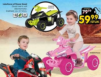 Promoties Lokoforce of flower quad - Loko toys - Geldig van 30/03/2024 tot 28/04/2024 bij ToyChamp