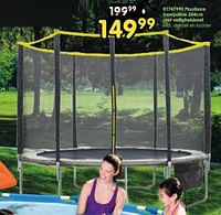 Plooibare trampoline met veiligheidsnet-Huismerk - Toychamp