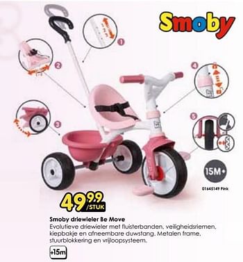 Promotions Smoby driewieler be move - Smoby - Valide de 30/03/2024 à 28/04/2024 chez ToyChamp