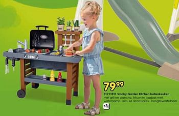 Promoties Smoby garden kitchen buitenkeuken - Smoby - Geldig van 30/03/2024 tot 28/04/2024 bij ToyChamp
